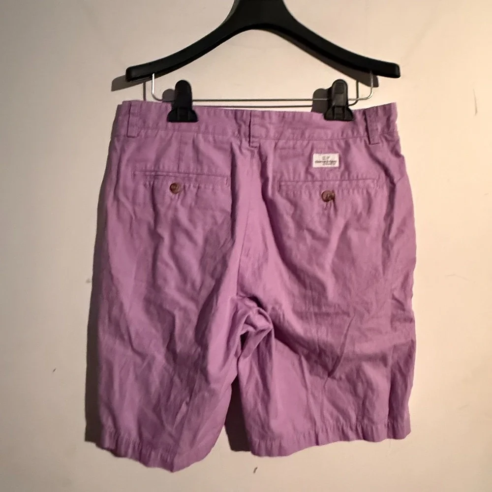Vineyard Vines Men's Club Shorts Purple Size‎ 30 Golf Preppy Old Money Inseam 9